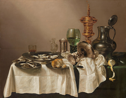 Stilleven met vergulde bokaal - Stillleben mit vergoldetem Kelch - Willem Claesz. Heda, 1635