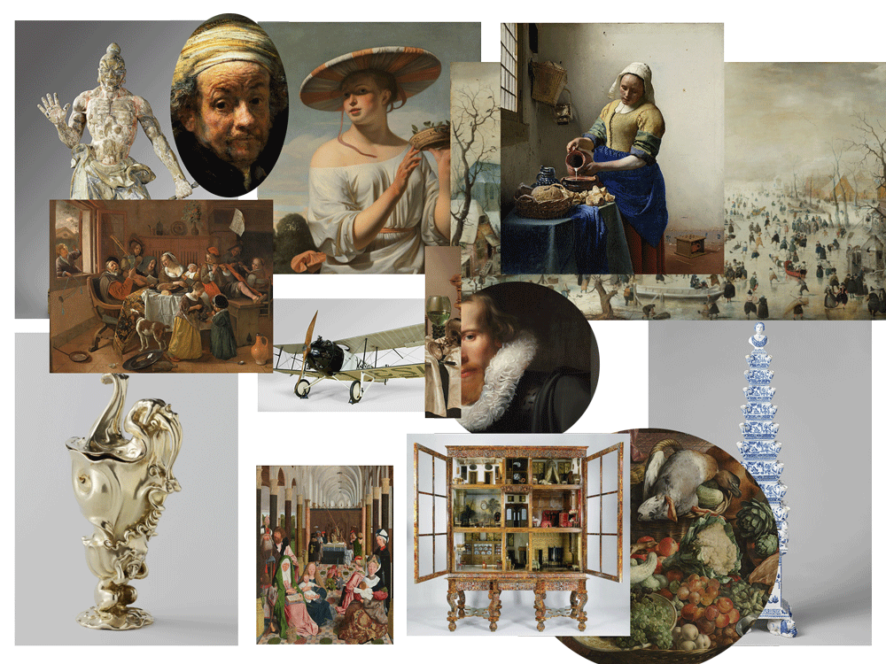 Die weltweit beste und größte Sammlung niederländischer Kunst aus dem 17. Jahrhundert befindet sich im Rijksmuseum in Amsterdam.